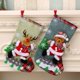 thumbnail image 4 of Calcetines navideños de muñeco de nieve, alce, Papá Noel, chimenea, adornos de árbol de Navidad, decoraciones navideñas para el hogar, Año Nuevo, 2023, 1 unidad, 4 of 4