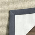 thumbnail image 6 of SAFAVIEH Natural Fiber Forrester Border Sisal Area Rug, Marble/Grey, 8' x 8' Square, 6 of 8