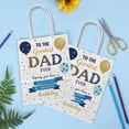 thumbnail image 6 of 12 Pack Dad Birthday Gift Bags, Medium Paper Party Bags with Handles for Celebrations, 6 of 6