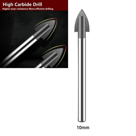 

BCLONG 3-12mm Glass Drill Bit Tungsten Carbide Tipped Ceramic Tile Cutter Power Tool