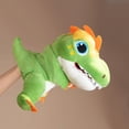 thumbnail image 1 of Marioneta de mano de dinosaurio de peluche CUTICAT desarrollo cognitivo verde, 1 of 8