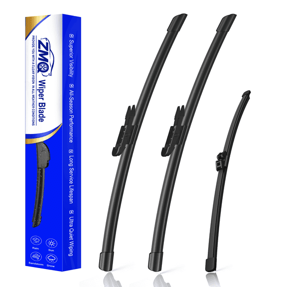 ZMQ Wiper Blades for Ford Explorer 2011-2023 - All Weather OEM Replacement Windshield Wipers