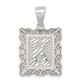thumbnail image 1 of 925 Sterling Dainty Letter K Initiale Nom Monogramme Collier Pendentif Pendentif, 1 of 8