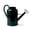 Dark Green Bowl-Shaped, variant on Silver Galvanized Iron 2.5 Gallon (9.46L) Long Spout Watering Can, Oval Water Can for Indoor House Plants, Garden Flowers & Outdoor Shrubs