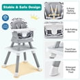 thumbnail image 3 of Pemberly Row 8 in 1 Baby High Chair Convertible Dining Booster Seat Strip, 3 of 8