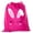 Pink, variant on Mini Easter Basket Bags, Bulk Drawstring Cinch Sacks, Mini Easter Bunny Bags - Bunny Face