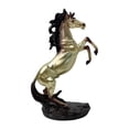 thumbnail image 3 of Estatua de caballo para decoración de mesa de oficina, coleccionable, regalo de inauguración de la casa, adorno de caballo Dorado, 3 of 9