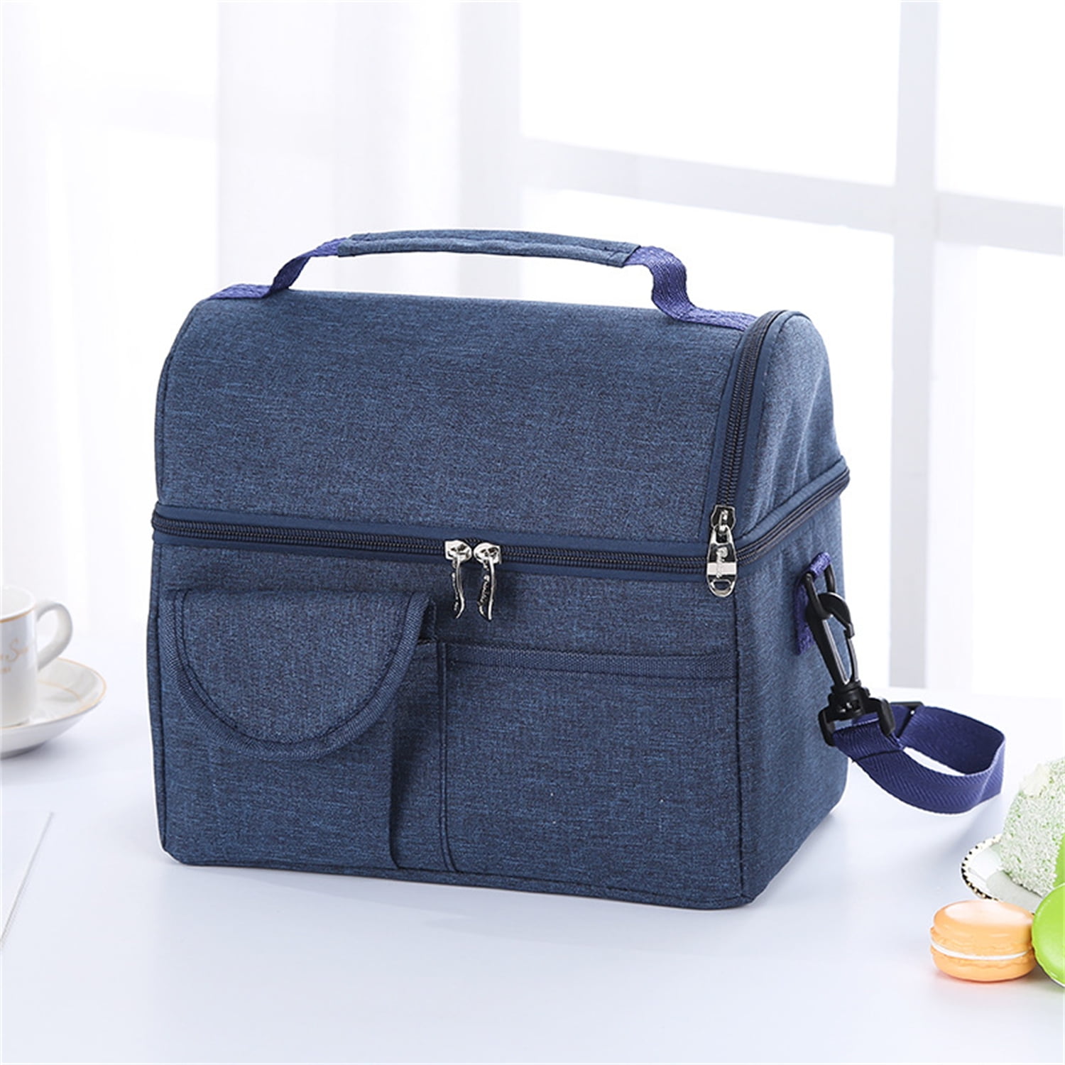 Lunch Bag Double Layer Hot And Cold Thermal Lunch Box - Walmart.com