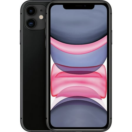 Restored Apple iPhone 11 - Carrier Unlocked - 64 GB Black (Refurbished)