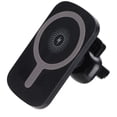 thumbnail image 4 of Cargador de coche inalámbrico magnético C14 de 15 W para teléfonos móviles IPhone, cargador de ventilación de coche duradero, color negro, 4 of 9