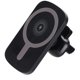 thumbnail image 4 of Cargador de coche inalámbrico magnético C14 de 15 W para teléfonos móviles IPhone, cargador de ventilación de coche duradero, color negro, 4 of 5