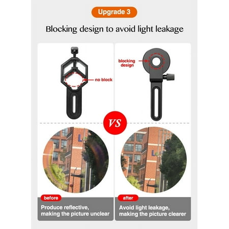 Flexible Phone Bracket Soft Rubber Material, Precise Focusing for Telescopes and Microscopes