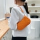 thumbnail image 3 of Bolso de hombro para axilas de PU con relieve geométrico retro para mujer (naranja) Tmvgtek Para estrenar, 3 of 9