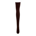thumbnail image 3 of ZAXARRA Female Knitted Stocking Solid Color Thigh High Socks Long Tube Socks, 3 of 7