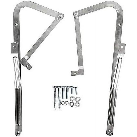 Attic Ladder Spreader Hinge Arms Replacement Kit for Werner 55-1 2006 and Older - (Pair)$$Tools
