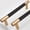 Bronze and Black, variant on 12 Pack 5 Inch 128 mm Knurled Cabinet Handles Cabinet Pulls Aluminum Handles Pulls Gold and Black Oxidation Finish with Diamond Pattern 6" Length (5" Hole Center)