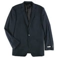 thumbnail image 2 of Calvin Klein Mens Pindot Two Button Blazer Jacket, Blue, Big & Tall, 50 X-Long, 2 of 2