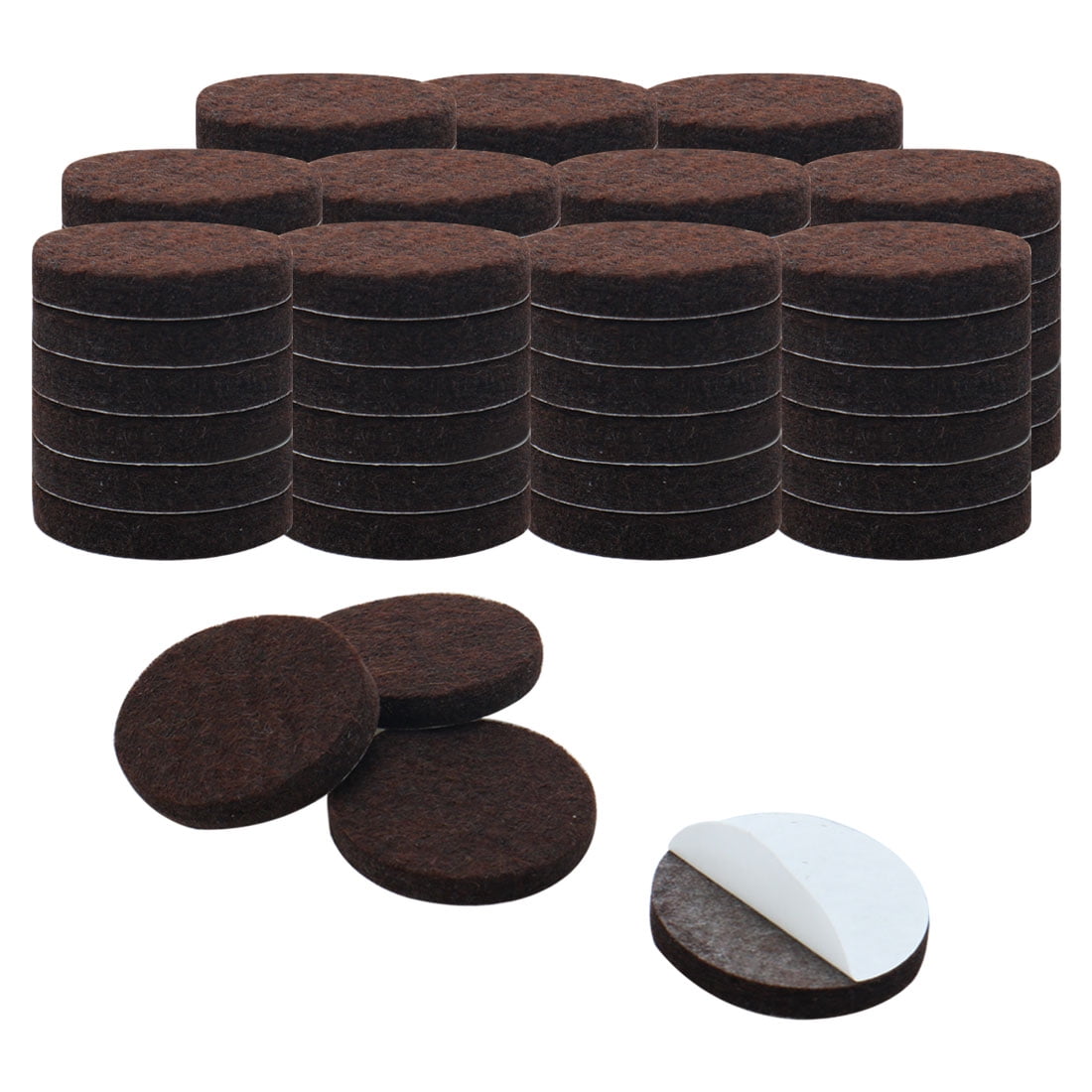 70pcs Felt Furniture Pads Round 3/4" Floor Protector for Chair Legs