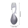 thumbnail image 3 of Camping Spork Functional Utensil With Integrated Fork And Spoon For Outdoor Cooking Hiking Backpacking Adventures, 3 of 8