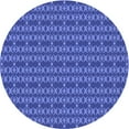 thumbnail image 1 of Ahgly Company Machine Washable Indoor Round Transitional Sky Blue Area Rugs, 7' Round, 1 of 7