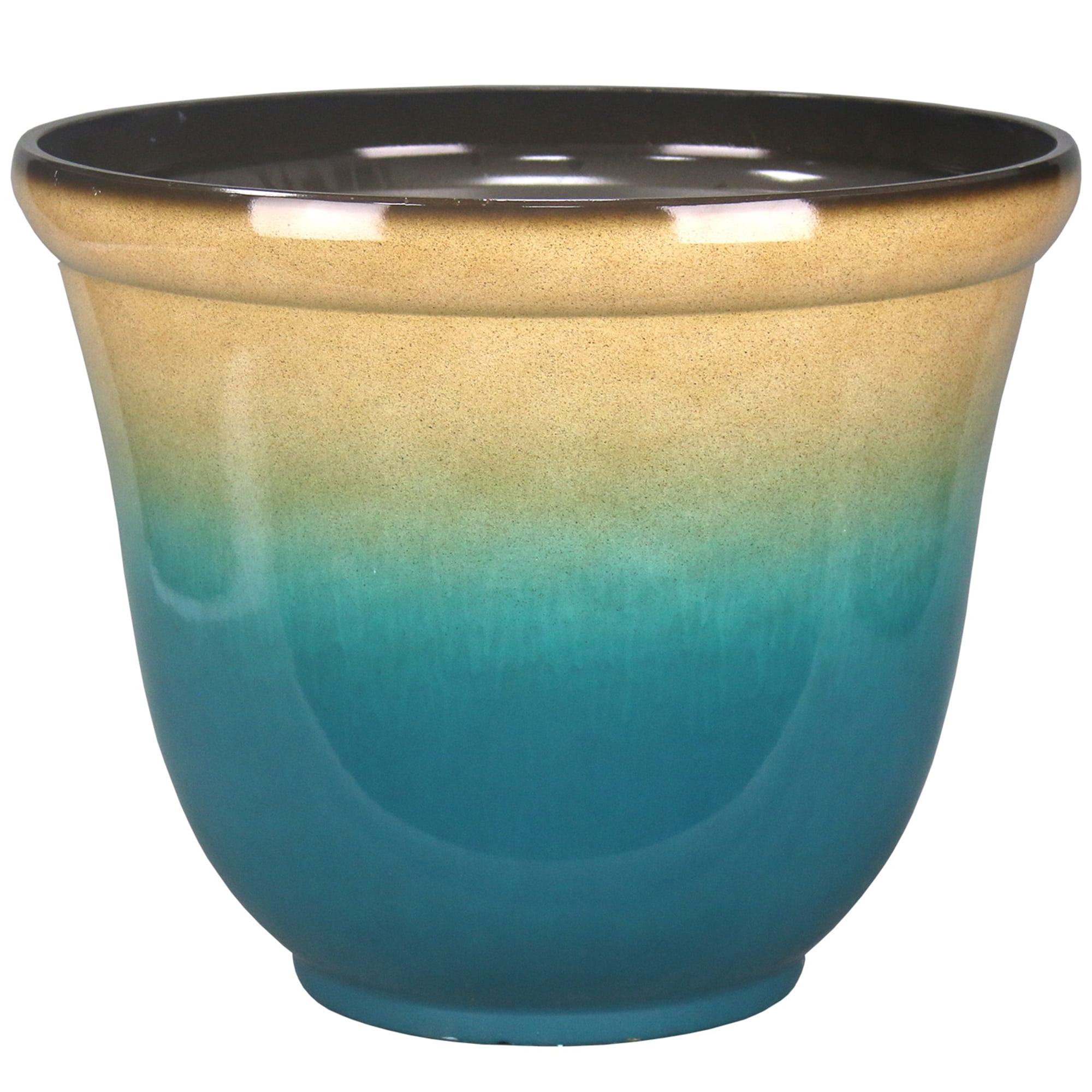 22IN OMBRE PLANTER TEAL