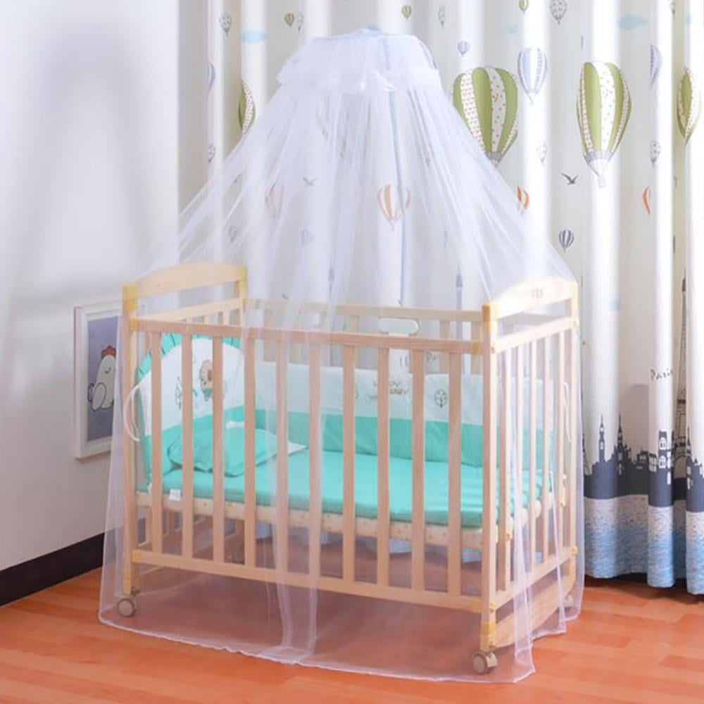 Baby Bed Mosquito Net Mesh Dome Curtain Net for Toddler Crib Cot Canopy Pip CA 