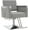 Grey, variant on Barberpub Classic Hydraulic Barber Chair Salon Spa Styling Equipment 3021 Black