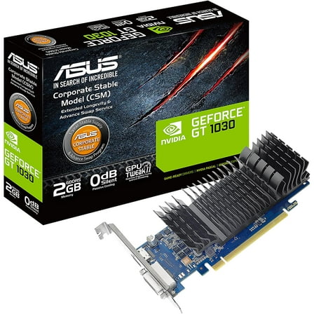 Asus GeForce GT 1030 2GB GDDR5 HDMI DVI GT1030-2G-CSM Graphics Card