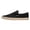 Black, variant on GiLiling Men's Slip-On Shoes Canvas Upper Jute Trimmed Rubber Sole Casual Loafers Lightweight Footwear for Everyday Outdoor Walking