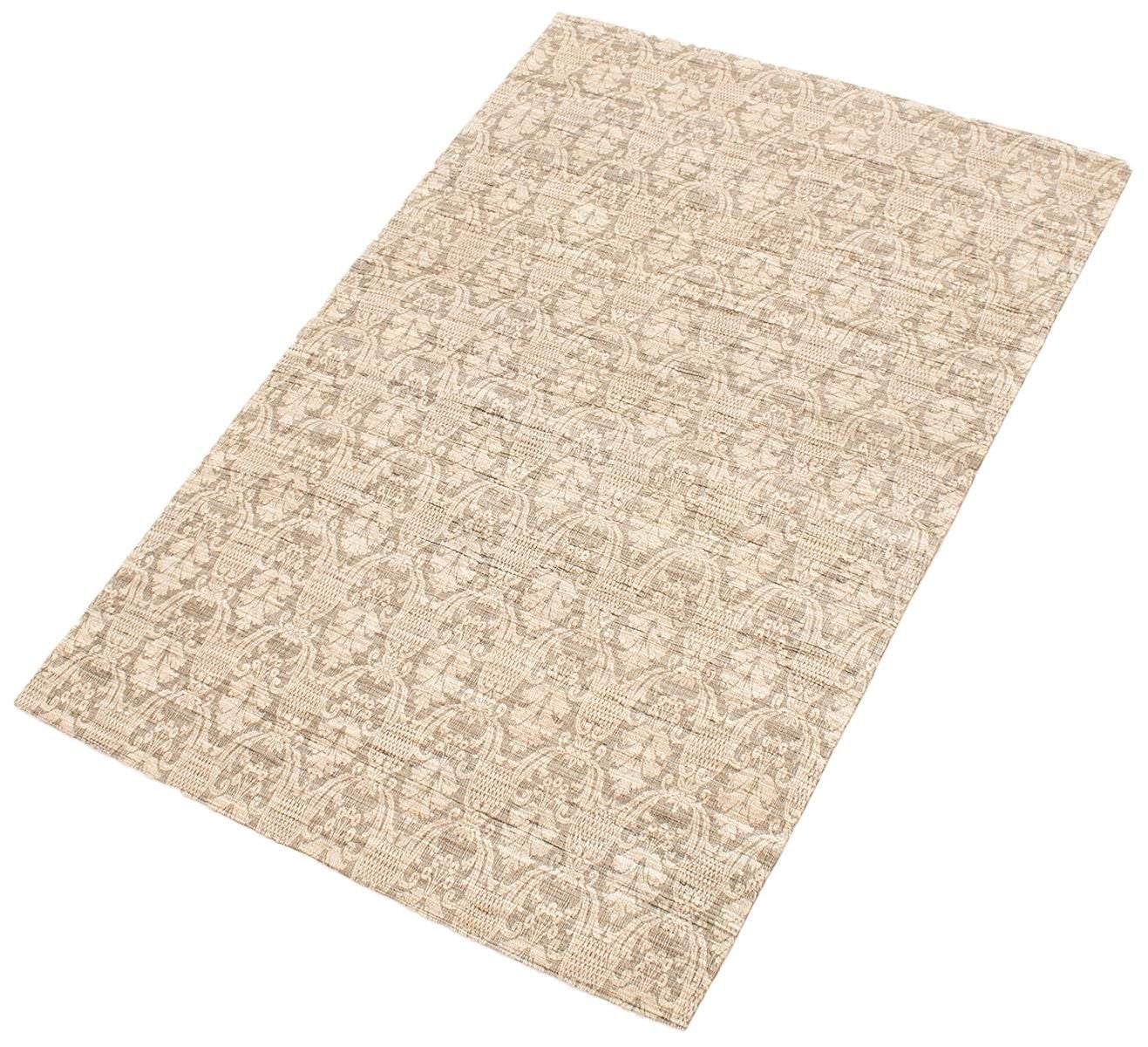 ECARPETGALLERY 4'6" x 6'6" Transitional Collage Handmade Area Rug for Living Room, Dining Room and Bedroom in Grey