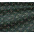 thumbnail image 5 of oneOone Viscose Jersey Fabric Leaves & Geometric Block Print Sewing Fabric BTY 60 Inch Wide, 5 of 5