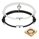 thumbnail image 1 of Set 2 Pulseras De Pareja Y Amistad Imanes Regalo Para Mujer Xtellar blanco, 1 of 3