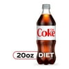 Diet Coke Diet Cola Soda Pop, 20 fl oz Bottle