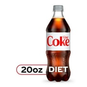 Diet Coke Diet Cola Soda Pop, 20 fl oz Bottle