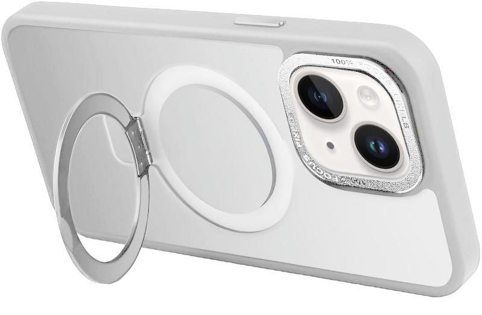 Artikl Lux Pro MagSafe Compatible Clear Case for iPhone 15/14/13 - Silver