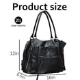 thumbnail image 3 of Bolso tote WINSASI de cuero vegano 41 x 16 x 30 cm, gran capacidad, 3 of 6