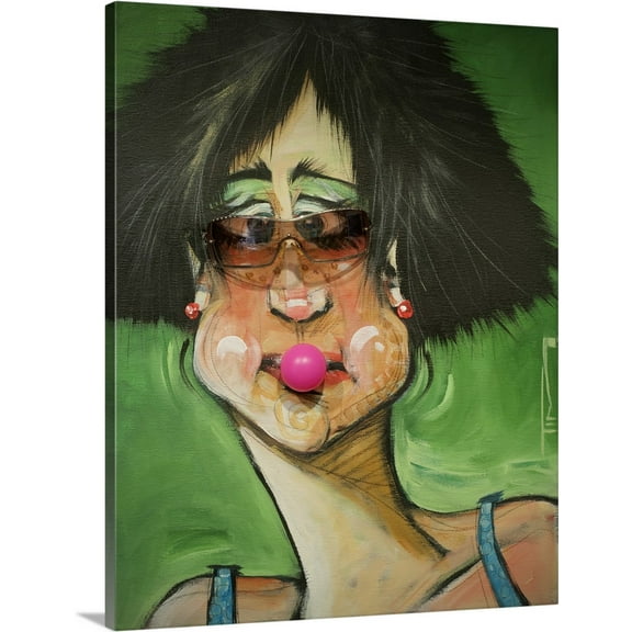 Great BIG Canvas | "Bubblegum" Canvas Wall Art - 24x30