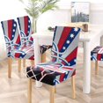 thumbnail image 5 of FMSHPON Basketball American Ball Stretch Chair Cover Protector Seat Slipcover for Dining Room Hotel Wedding Party Set of 4, 5 of 6