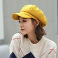thumbnail image 4 of D-GROEE Women Beret Newsboy Hat British Style Wool Cap Classic Autumn Spring Winter Hats, 4 of 7