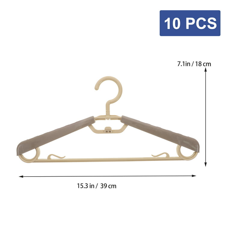 10pcs Pants Hangers Space Saving Extra Wide Hangers Heavy Duty Hangers for  Coats