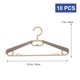 thumbnail image 2 of unbranded 10Ud Ajustables De Plástico Café Para Ropa Resistentes Y De Espacio, 2 of 6