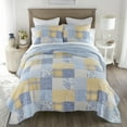 thumbnail image 6 of Donna Sharp Spring Flowers Queen Pieced Cotton 3PC Quilt Set, 6 of 9