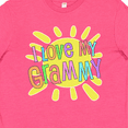 thumbnail image 4 of Inktastic I Love My Grammy Sun and Rainbow Letters Youth T-Shirt, 4 of 5
