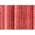 thumbnail image 1 of Ahgly Company Machine Washable Indoor Rectangle Abstract Red Modern Area Rugs, 8' x 12', 1 of 1