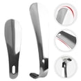 thumbnail image 5 of 2pcs Stainless Steel Shoe Horn Long Handle Shoes Lifter Pull Shoehorn Anti Handle Shoe Horn, 5 of 6