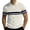 Dark Blue, variant on Men's Polo Shirts Retro Mesh Knit Shirt Vintage Button Striped Shirt Loose Cardigan Top Khaki S(S)