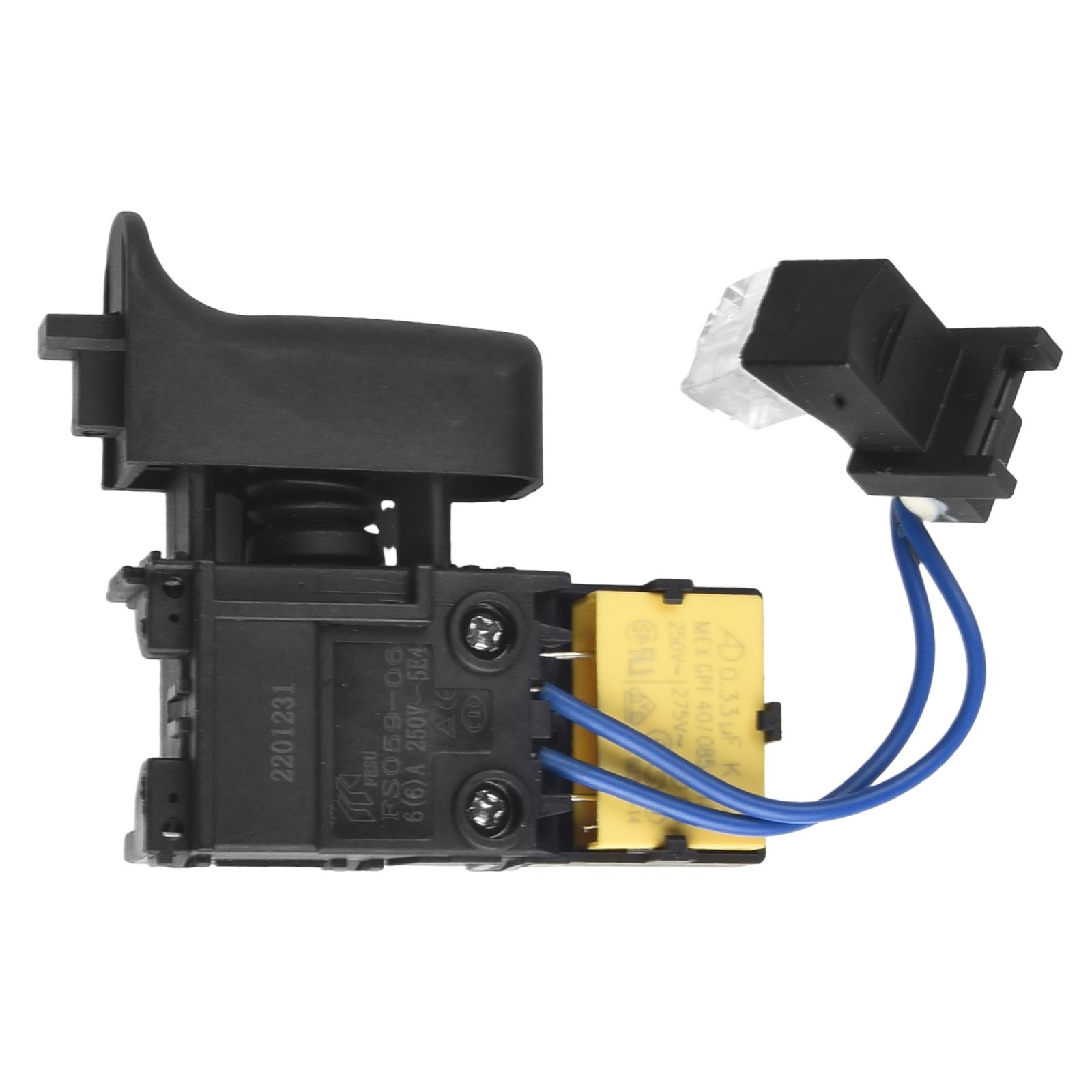 Interrupteur De Commande De Rechange Pour DS4010, HR2470, HR2460, HR2230 - LED, Plastique Noir - 2