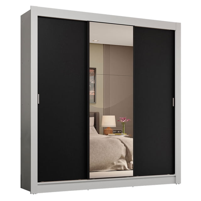 Ropero Closet Madesa Nobre 3 Puertas 1 Espejo BN 4