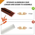 thumbnail image 4 of UBesGoo Patio Door  Awning UV Door Patio Canopy Rain Snow Protection 39"x 37" Roof Porch, 4 of 8