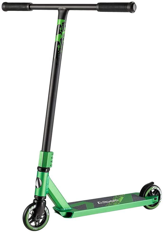 Teens High Performance Kick Scooter for Skatepark Street Boys Girls Albott Pro Scooter Complete Trick Scooter Freestyle Aircraf Aluminum Entry Level Stunt Scooters for Kids 8 Years and Up